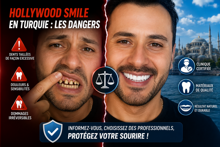 Hollywood Smile en Turquie et risques des traitements dentaires