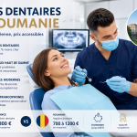 Patiente recevant des soins dans une clinique dentaire moderne en Roumanie avec comparaison des coûts dentaires.