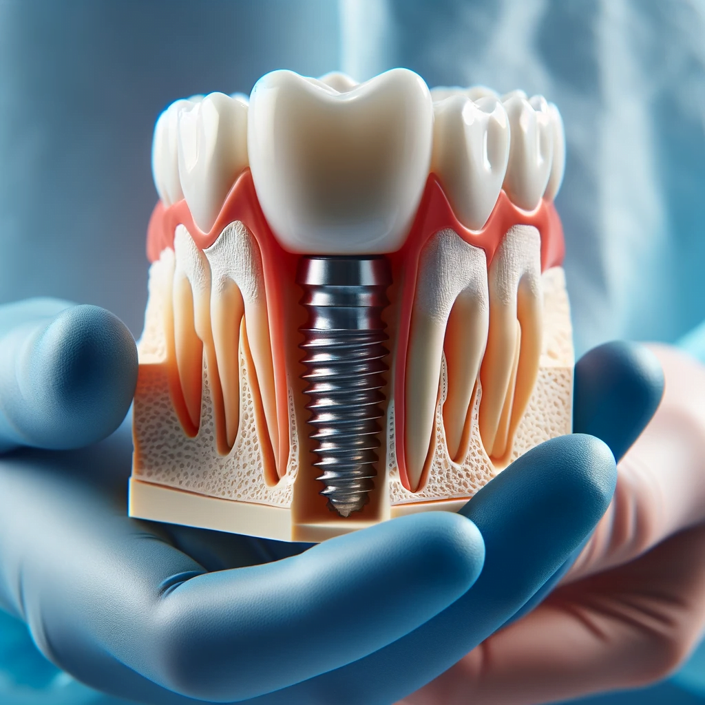 serrage d’une prothèse transvissée sur implant dentaire