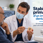 Stabilité primaire d’un implant dentaire expliquée par un dentiste