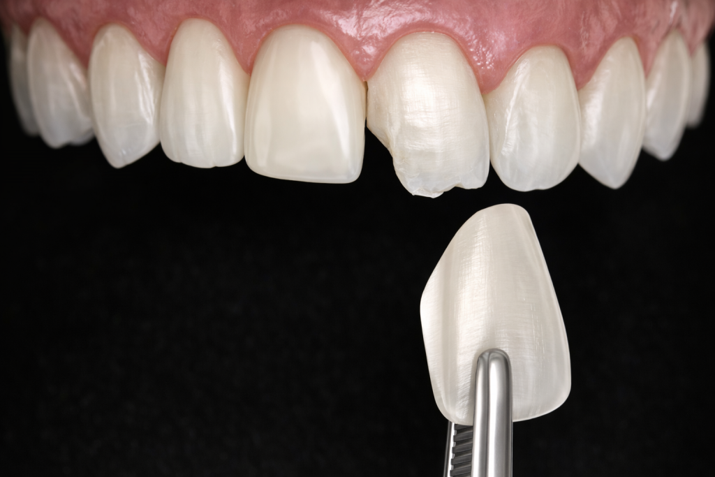 Facette dentaire en résine