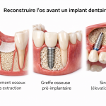 techniques de reconstruction osseuse avant implant dentaire comblement osseux greffe osseuse et sinus lift
