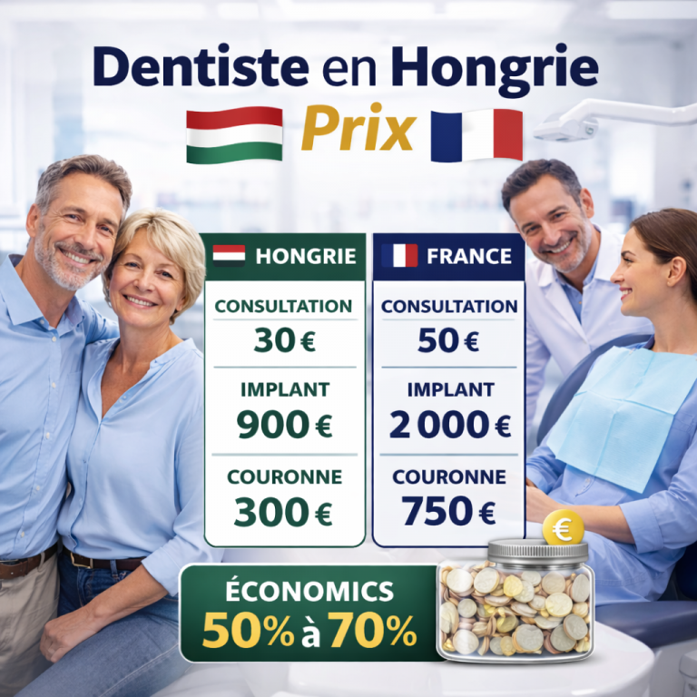 dentiste hongrie prix comparatif france soins dentaires consultation implant couronne