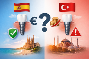 comparatif implants dentaires Espagne vs Turquie prix et sécurité
