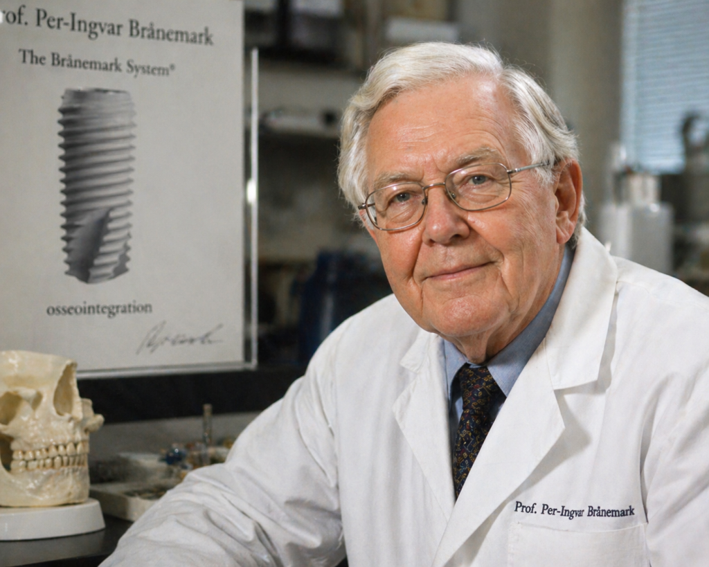 professeur Per Ingvar Brånemark pionnier de l ostéointégration et de l implant dentaire
