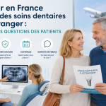Couple de seniors après des soins dentaires à l’étranger avec suivi implantaire et retour en France